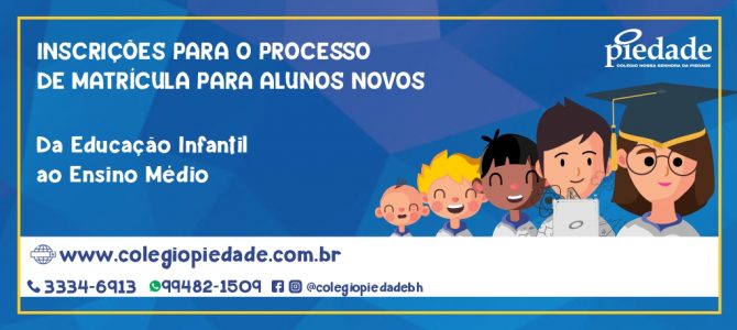 Matrículas abertas! Matrículas abertas!