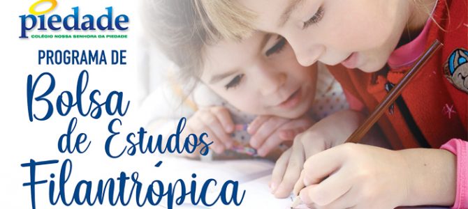 Piedade divulga edital para bolsa filantrópica. Piedade divulga edital para bolsa filantrópica.