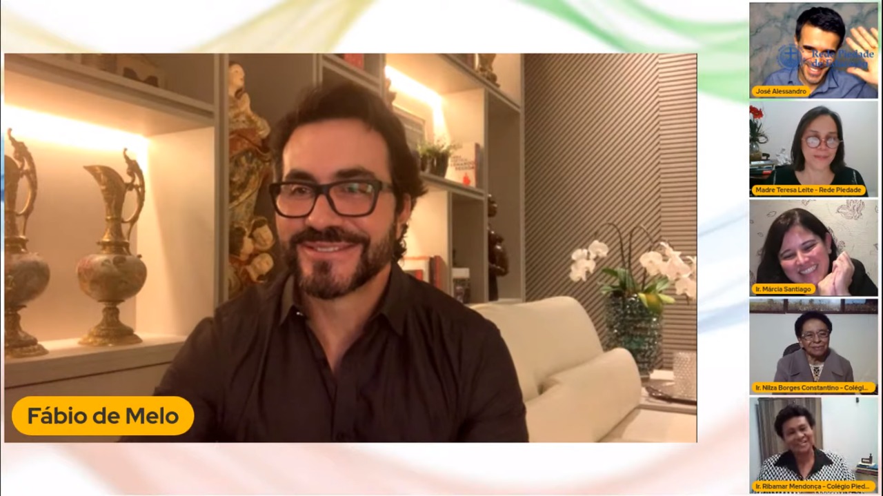 Ex-aluno, Padre Fábio de Melo, enaltece diferenciais dos colégios da Rede Piedade de Educação em live exclusiva Ex-aluno, Padre Fábio de Melo, enaltece diferenciais dos colégios da Rede Piedade de Educação em live exclusiva