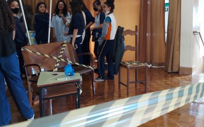 Estudantes protagonizam “investigação criminal” em itinerário do Novo Ensino Médio!