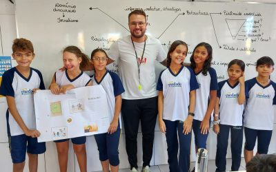 Projeto “Eu Professor” estimula a criatividade e o aprendizado coletivo dos alunos no Piedade