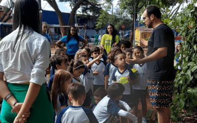 Plantando o Futuro: 1°  e 2° Período Faz Atividade Especial na Praça Carlos Marques 🌱✨